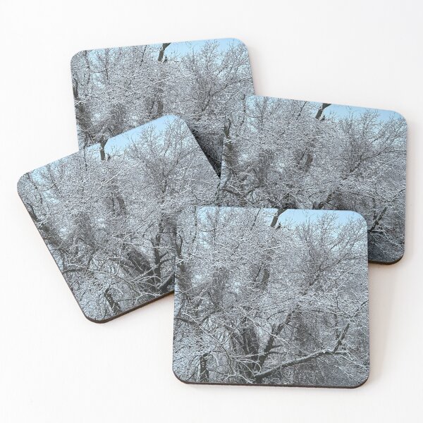 Item preview, Winter Snow storm on trees  designed and sold by Colorsoflove613.
