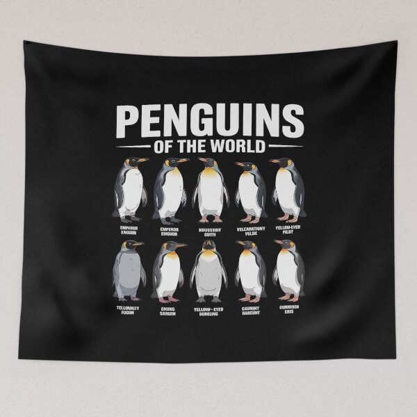 Item preview, Penguin Penguins Animals of the World Penguin Lovers  designed and sold by MythWoot.