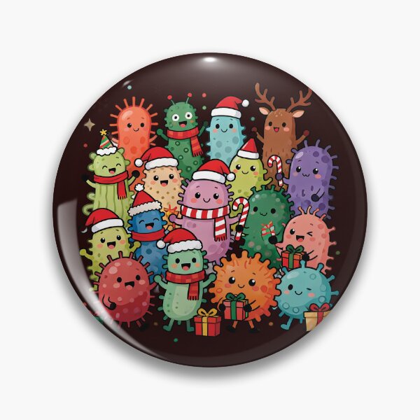 Item preview, Funny Christmas Microbiology Bacteria Santa Science designed and sold by andromeda-redd.
