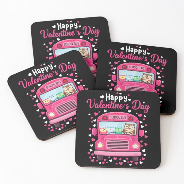Item preview, Happy Valentine's Day Cute Owl School Bus Driver Bird Lover designed and sold by pansak.