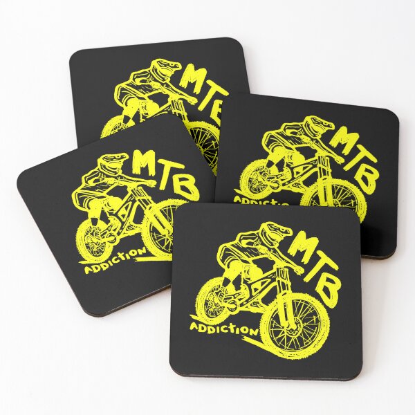 Item preview, MTB addiction rider yellow designed and sold by MTB Addiction.