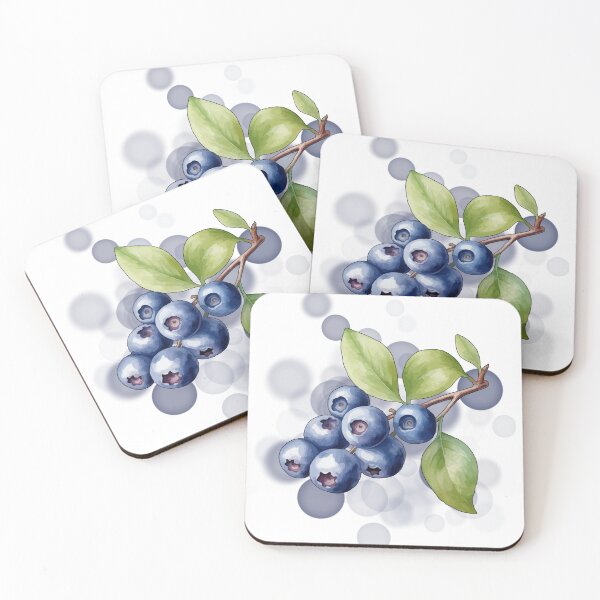 Artikelvorschau, Blaubeeren – Fruchtillustration entworfen und verkauft von iamKRUK.