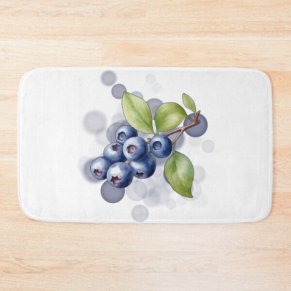Artikelvorschau, Blaubeeren – Fruchtillustration entworfen und verkauft von iamKRUK.