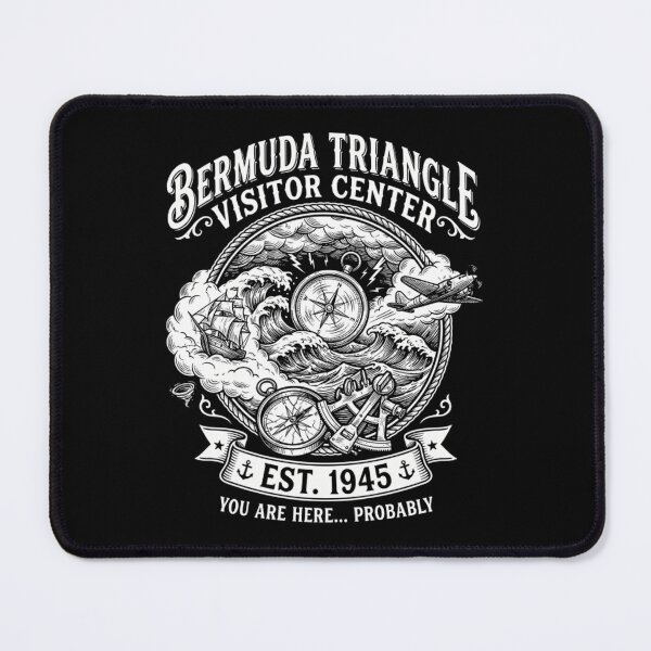 Item preview, Bermuda Triangle Visitor Center Est 1945 Vintage Travel designed and sold by Mason-Pride.