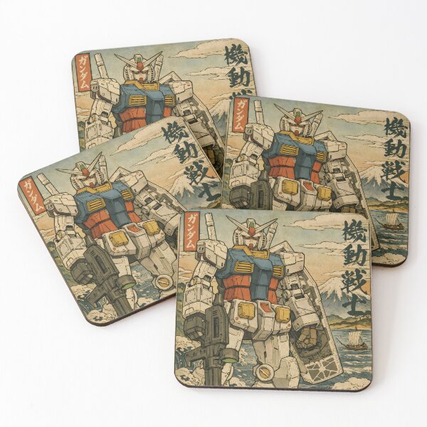 Item preview, RX 78 Gundam  Japanese Traditional Art designed and sold by Snapnfit.