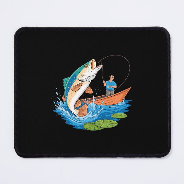 Item preview, Fishing Large Mouth Bass Fish designed and sold by PowAcademy.