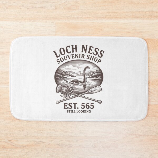 Item preview, Retro Loch Ness Monster Souvenir Shop Vintage Cryptid designed and sold by Mason-Pride.