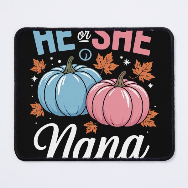 Item preview, Halloween Pumpkin Gender Reveal He or She Nana To Be  designed and sold by NailMolisa.