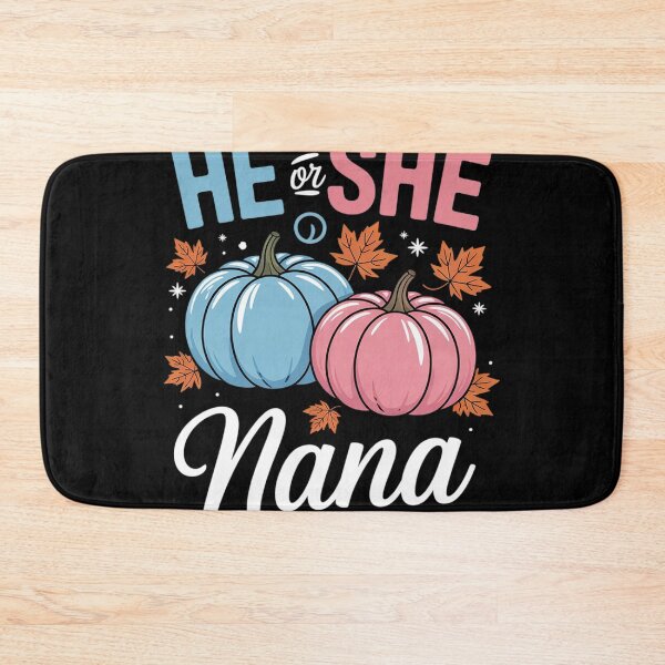 Item preview, Halloween Pumpkin Gender Reveal He or She Nana To Be  designed and sold by NailMolisa.