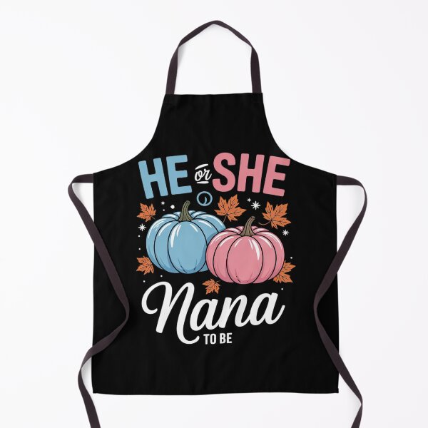 Item preview, Halloween Pumpkin Gender Reveal He or She Nana To Be designed and sold by NailMolisa.