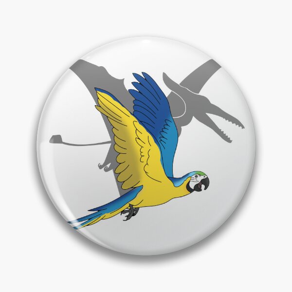 Item preview, Pterodactyl Blue Yellow Macaw designed and sold by FandomizedRose.
