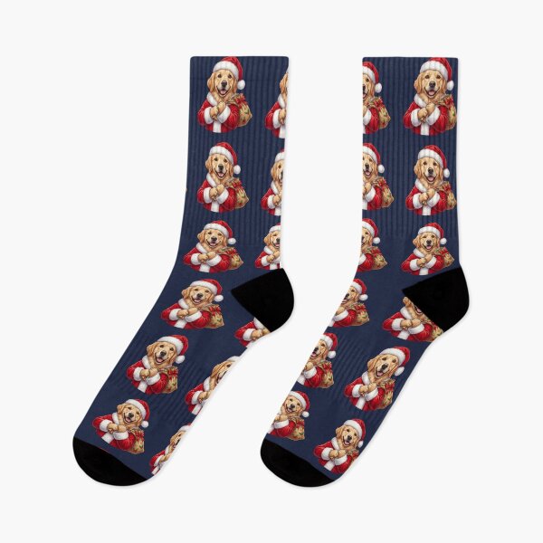 Item preview, Pet Dog Golden Retriever – Solan | Christmas Festive Dog Art designed and sold by ArtivaNest.