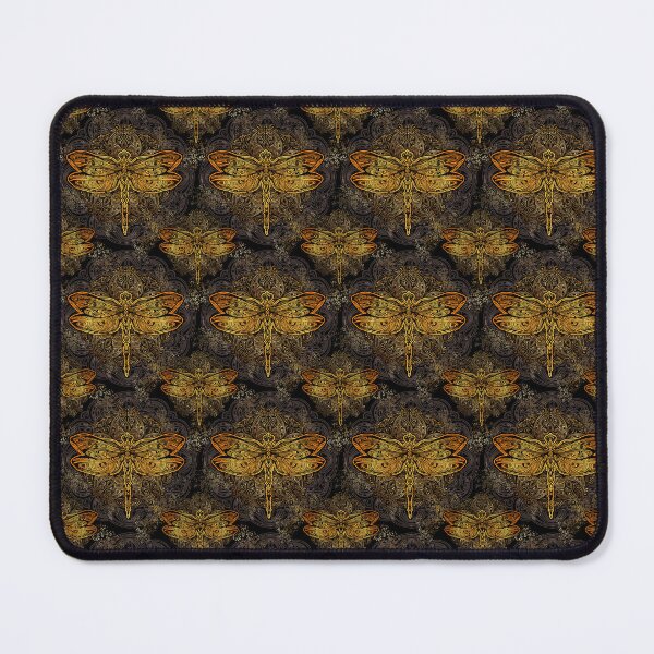 Item preview, Dragonfly Botanical Pattern – Elegant Nature-Inspired Design designed and sold by BohemiaArt.