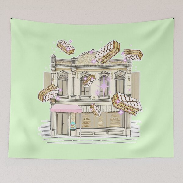 Item preview, Magical Bakery Illustration – Dreamy Cake Shop with Floating Desserts designed and sold by Sugar Wisdom .
