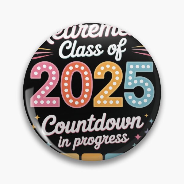 Artikelvorschau, Groovy-Ruhestandsklasse 2025 – Countdown für Lehrer läuft entworfen und verkauft von MyzoToyota.