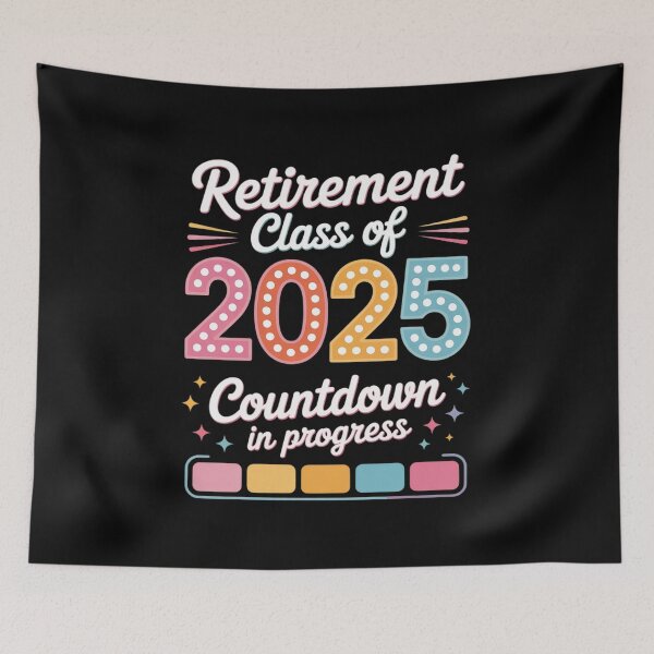 Item preview, Groovy Retirement Class Of 2025 Teacher Countdown Loading  designed and sold by MyzoToyota.