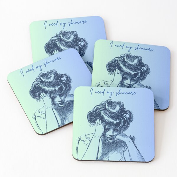 Item preview, I Need My Skincare - Minimal Line Self-Care Art designed and sold by YAYARA.