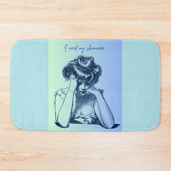Item preview, I Need My Skincare - Minimal Line Self-Care Art designed and sold by YAYARA.