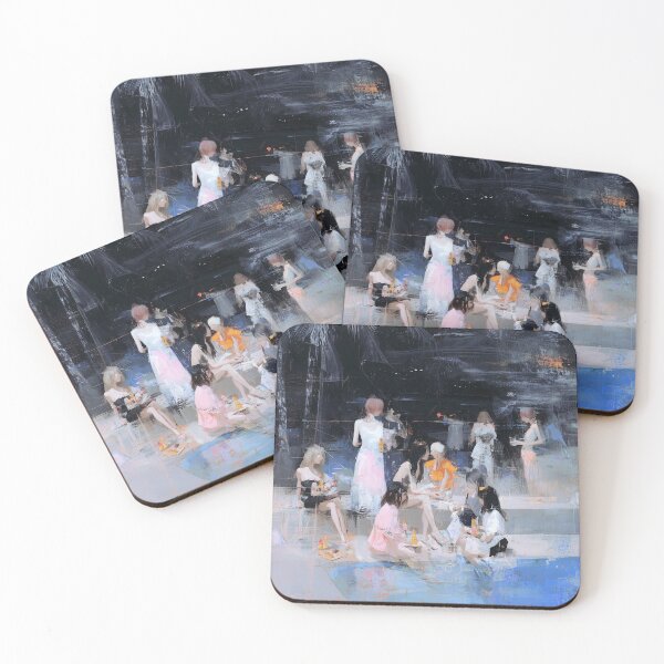 Item preview, Evening Poolside Gathering designed and sold by lautir.