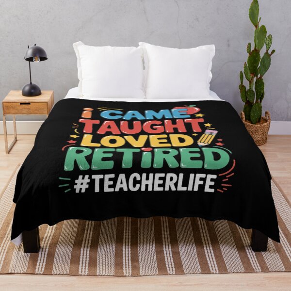 Item preview, I Came I Taught I Loved I Retired Funny Teacher Retirement  designed and sold by MyzoToyota.