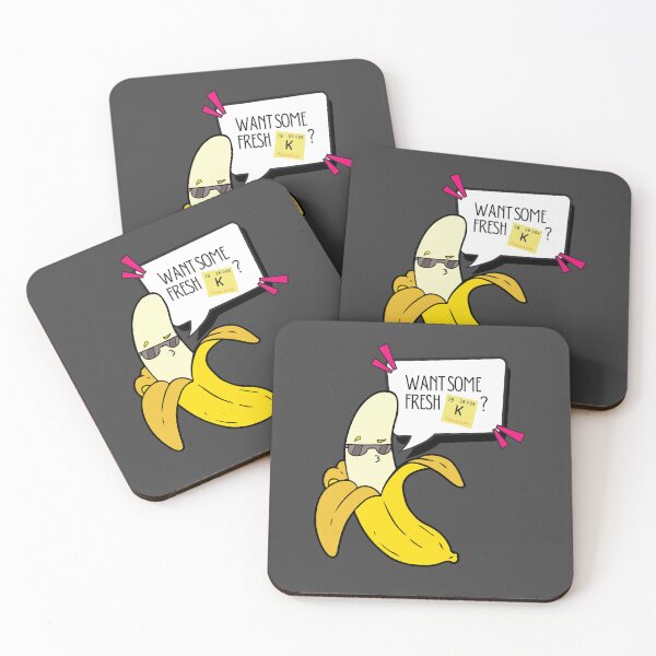 Item preview, Fresh K Delivery – Funny Potassium Banana Phone Cartoon designed and sold by MirAgi.
