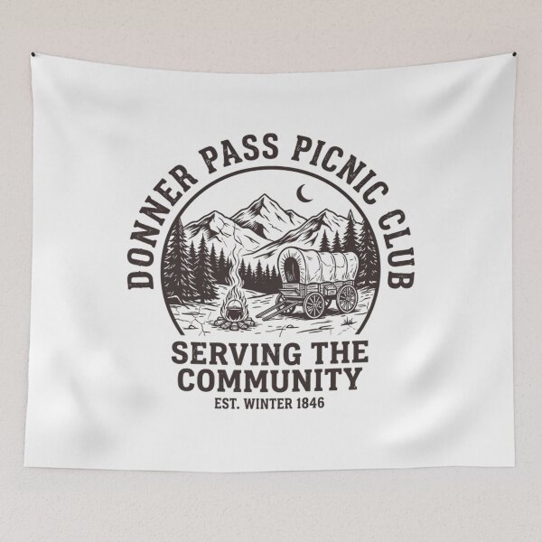 Item preview, Donner Pass Picnic Club Serving The Community Dark History designed and sold by Mason-Pride.