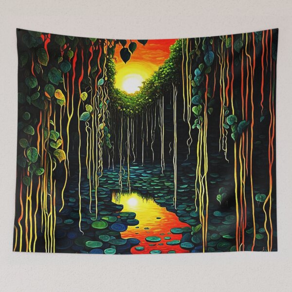 Item preview, Sunset on Cenote 1 designed and sold by George Hutton Hunter.