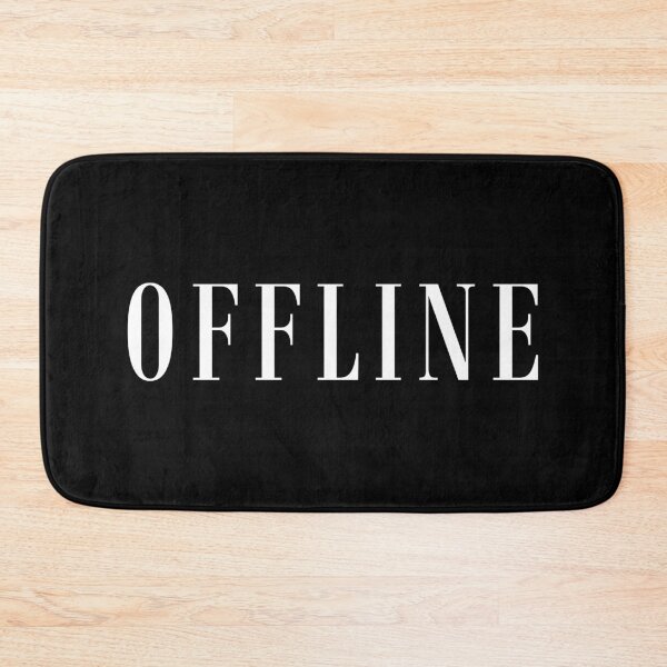Item preview, Offline Minimal Quote T-Shirt | Digital Detox Introvert Design designed and sold by PixelPlush.