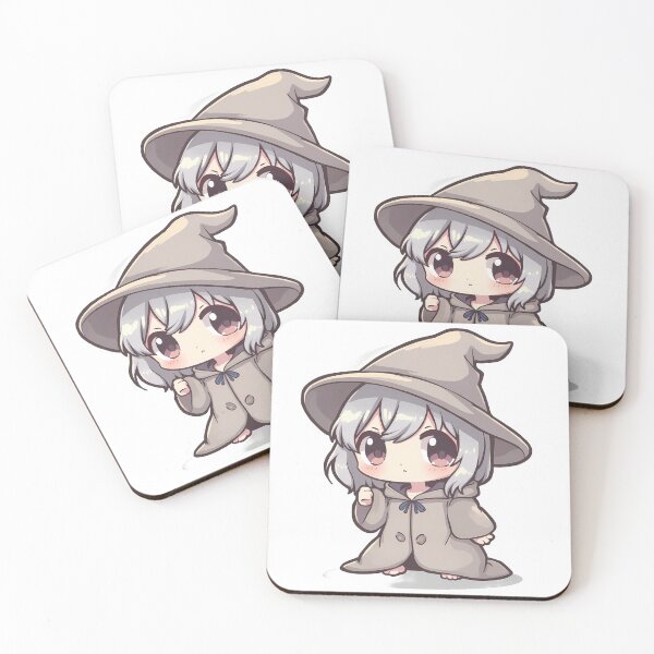 Item preview, Cute Chibi Wizard – Kawaii Fantasy Character Sticker designed and sold by santi-ia.