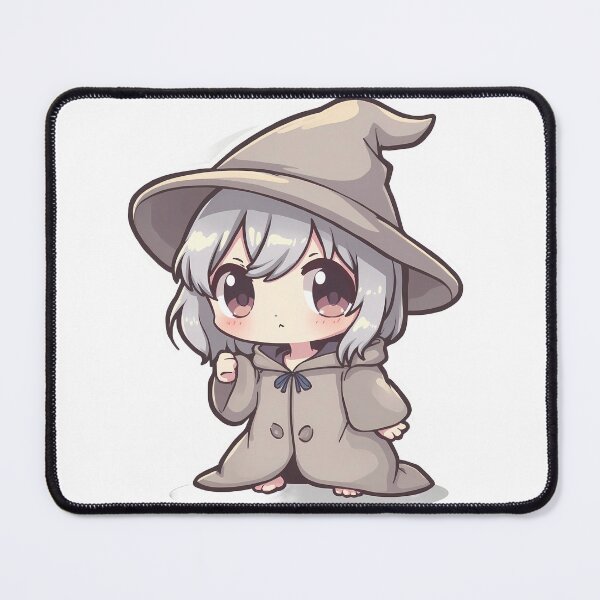 Item preview, Cute Chibi Wizard – Kawaii Fantasy Character Sticker designed and sold by santi-ia.