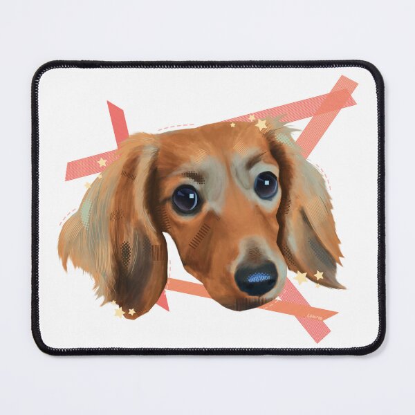 Item preview, Long Haired Dachshund designed and sold by LenOutOf10-art.