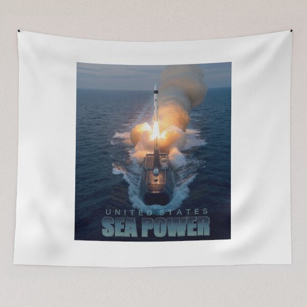 Item preview, United States Sea Power Print designed and sold by Lichentroupe63.