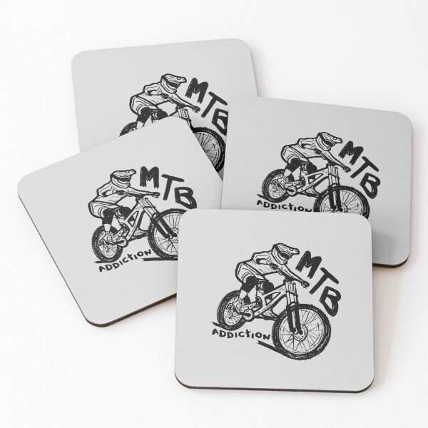 Item preview, MTB Addiction downhill rider black designed and sold by MTB Addiction.