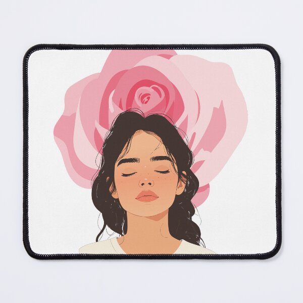 Item preview, Blooming Thoughts – Girl’s Mind as a Flower Artwork designed and sold by MarWachaN.