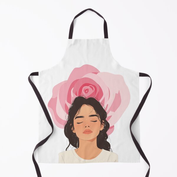 Item preview, Blooming Thoughts – Girl’s Mind as a Flower Artwork designed and sold by MarWachaN.