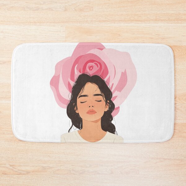 Item preview, Blooming Thoughts – Girl’s Mind as a Flower Artwork designed and sold by MarWachaN.