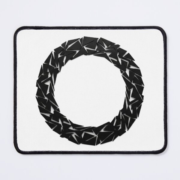 Item preview, Null Geometry – Brutalist Black Geometric Abstract designed and sold by Noireclave.