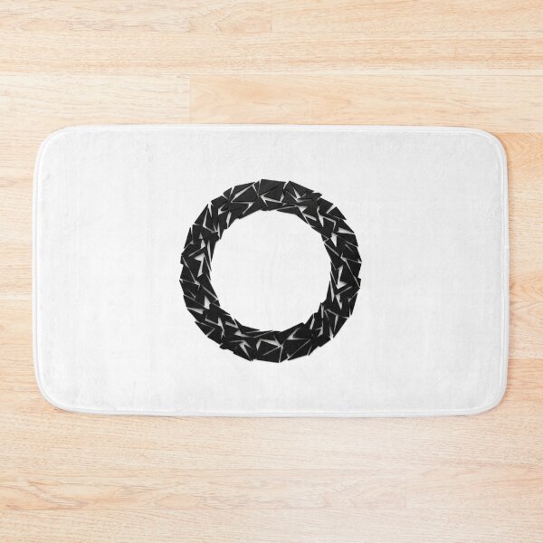 Item preview, Null Geometry – Brutalist Black Geometric Abstract designed and sold by Noireclave.