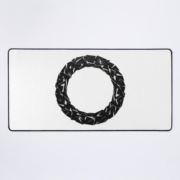 Item preview, Null Geometry – Brutalist Black Geometric Abstract designed and sold by Noireclave.