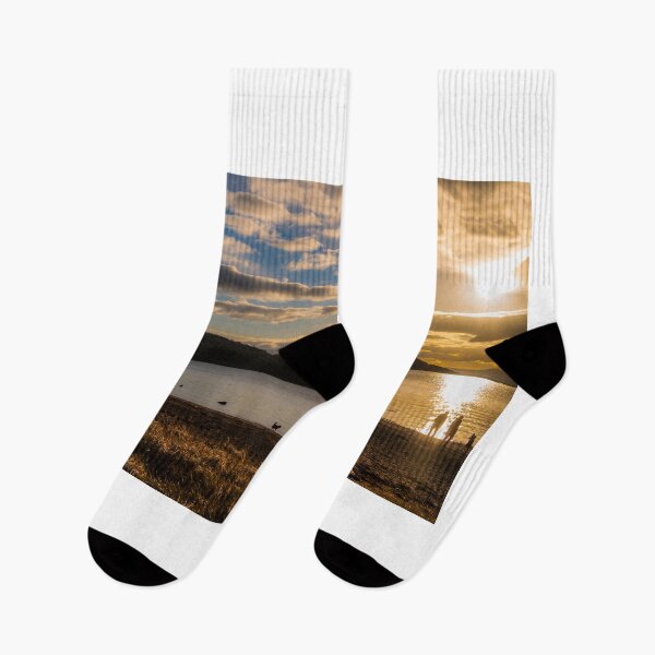 Item preview, Sunset Stroll on Inverkip Beach designed and sold by RJW Images.