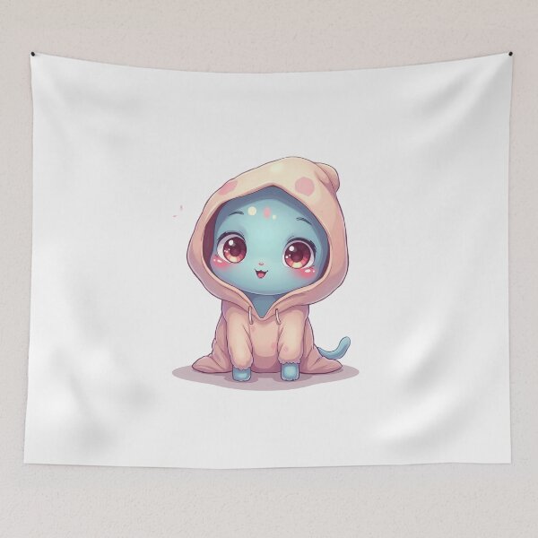 Item preview, Cute Kawaii Slime Character – Cozy Fantasy Creature designed and sold by santi-ia.