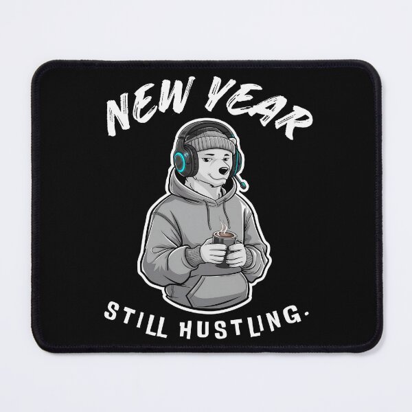 Item preview, New Year Still Hustling Cozy Bear Streetwear designed and sold by Jackie2024.