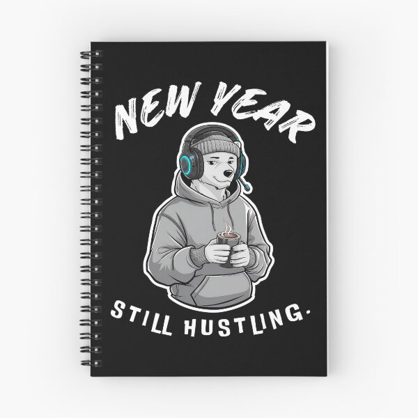 Item preview, New Year Still Hustling Cozy Bear Streetwear designed and sold by Jackie2024.