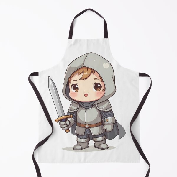 Item preview, Cute Kawaii Knight Character – Chibi Fantasy Warrior designed and sold by santi-ia.
