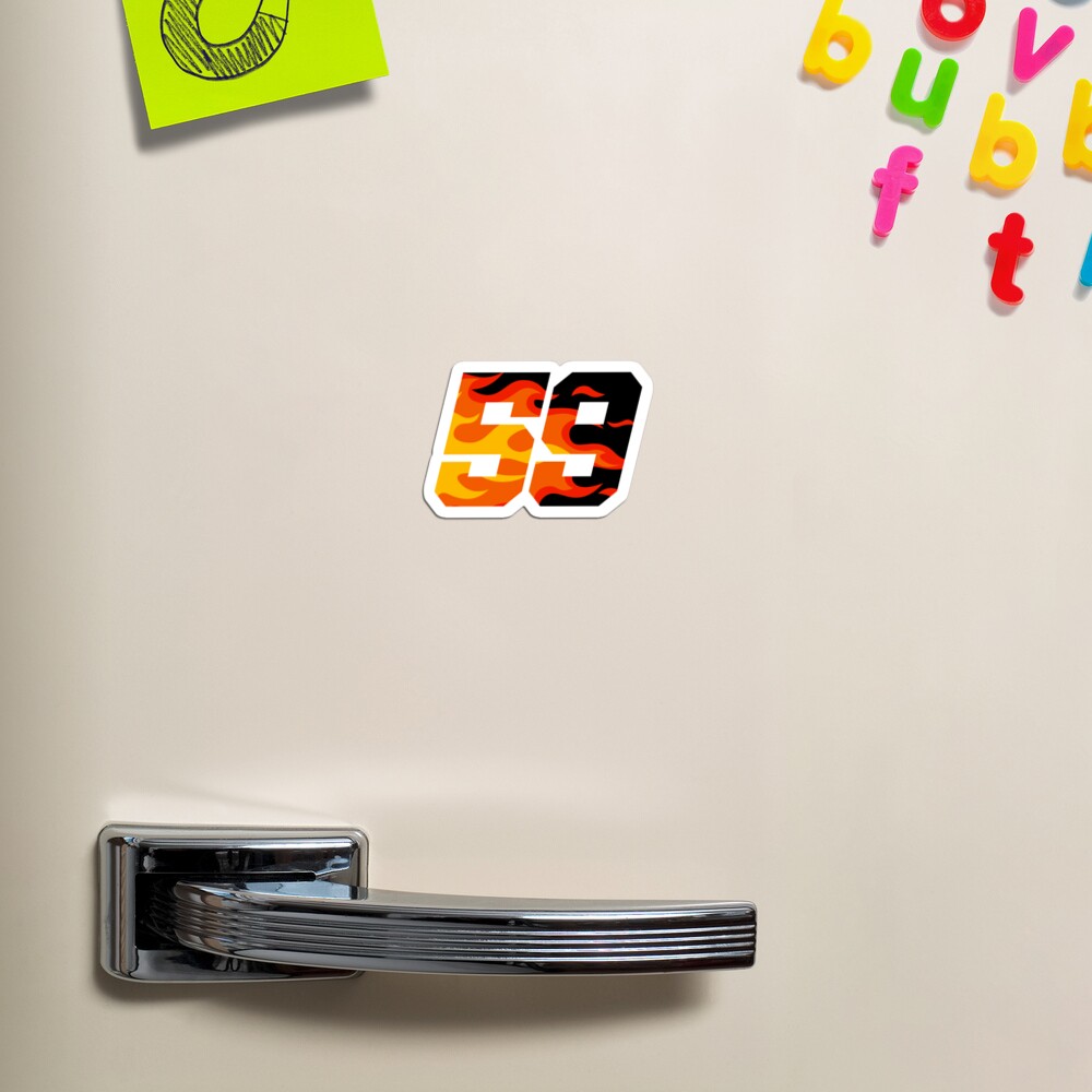 Item preview, Magnet designed and sold by RacingNumbers.