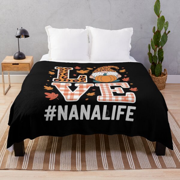 Item preview, Leopard LOVE Gnome Fall Pumpkin Nana Life Thanksgiving designed and sold by NailMolisa.