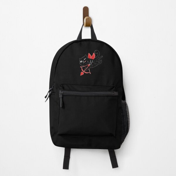 Item preview, black cupid cat gift for valentine`s day designed and sold by zuzzelek44.