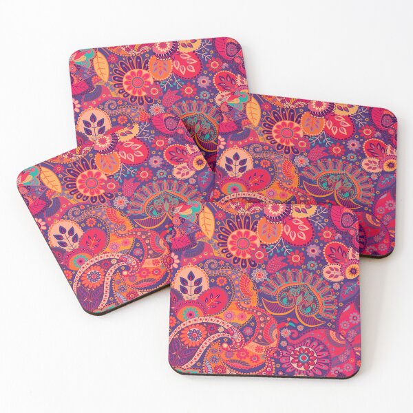 Item preview, Bright Floral Pattern – Vibrant Decorative Botanical Design designed and sold by BohemiaArt.