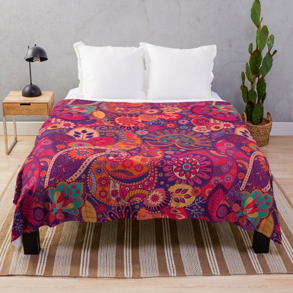 Item preview, Bright Floral Pattern – Vibrant Decorative Botanical Design designed and sold by BohemiaArt.
