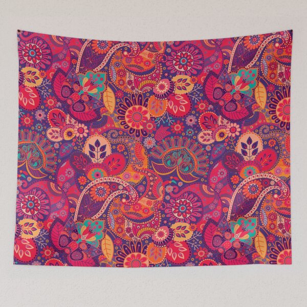 Item preview, Bright Floral Pattern – Vibrant Decorative Botanical Design designed and sold by BohemiaArt.
